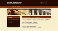 Desktop Screenshot of emanuelmlevin.com