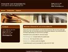 Tablet Screenshot of emanuelmlevin.com